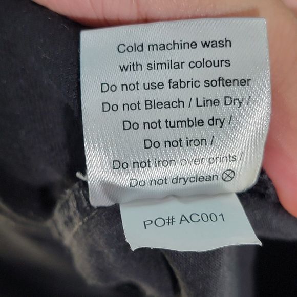 Emirates Team NZ Black Logo Print Cotton Blend Classic T-Shirt Men Large - Picture 6 of 8